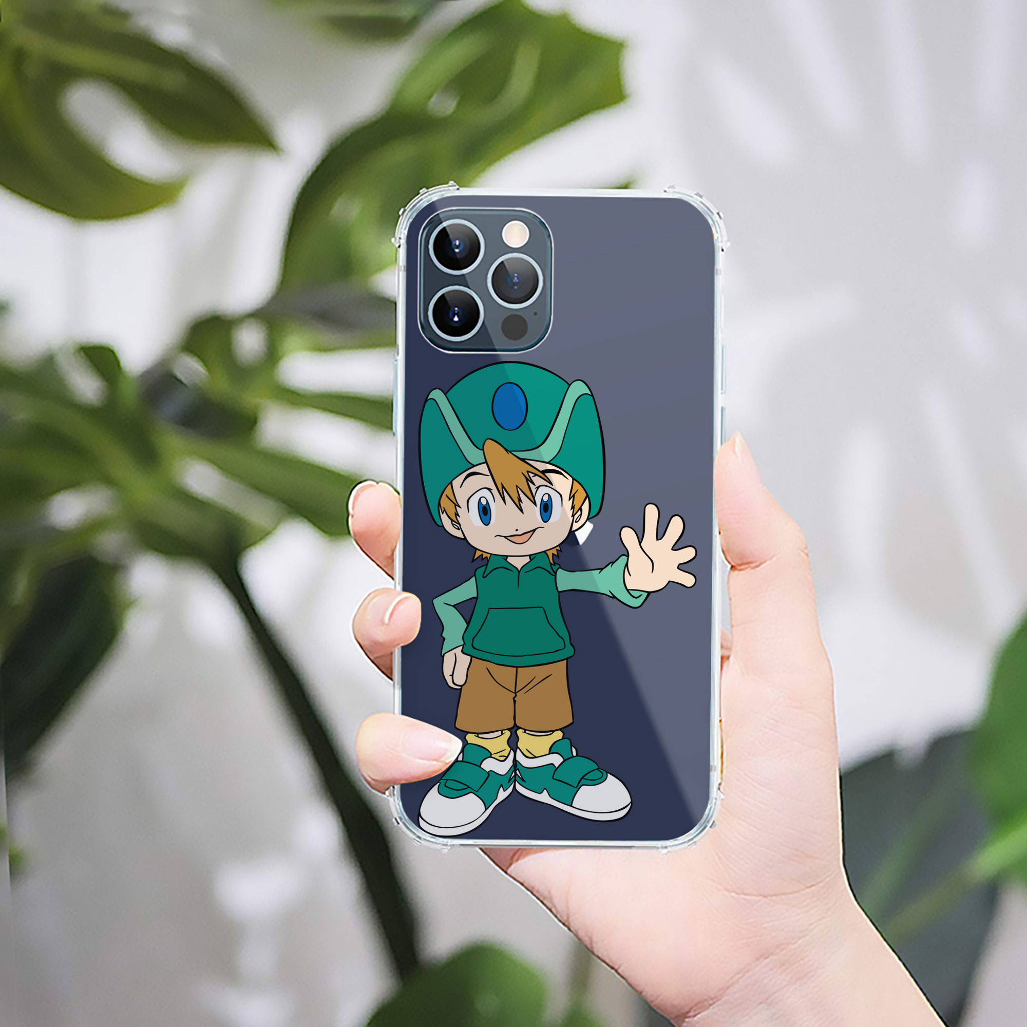 （画像用） Digimon デジタルモンスター/デジモン 【iPhone 12シリーズ対応】透明スマホケース（クリアソフトケース）